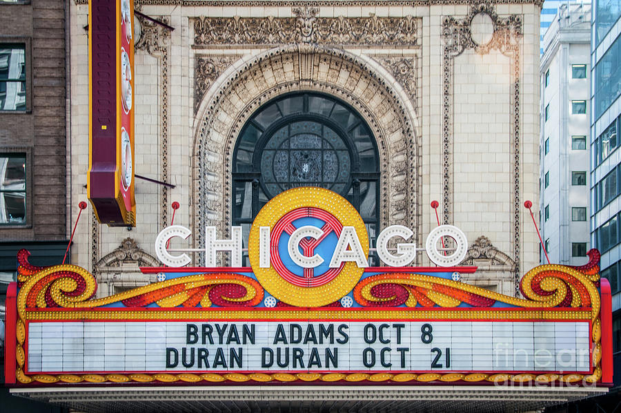 The Iconic Chicago Theater Sign Photograph by David Levin