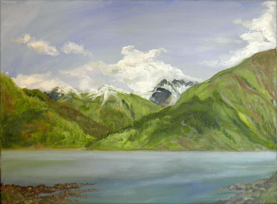 The Inlet #1 Painting by Ida Eriksen