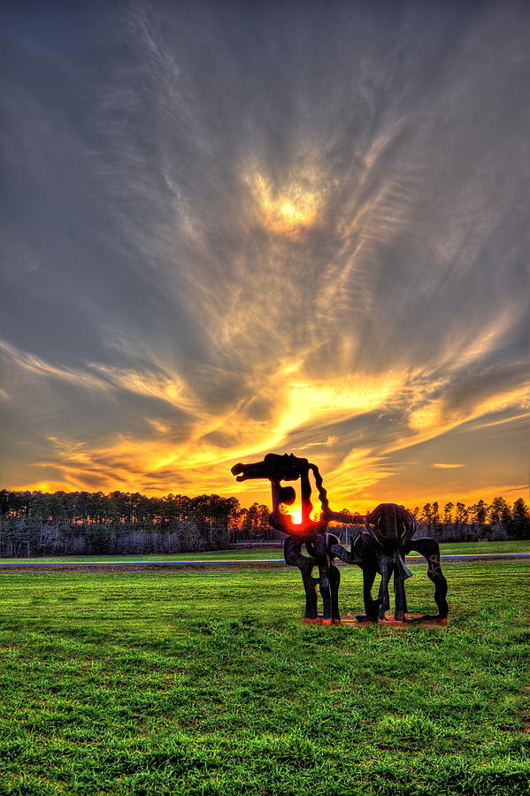 The Iron Horse Sunset 2 Photograph by Reid Callaway