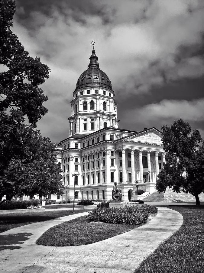 City Photograph - The Kansas State Capitol - Topeka #2 by Mountain Dreams