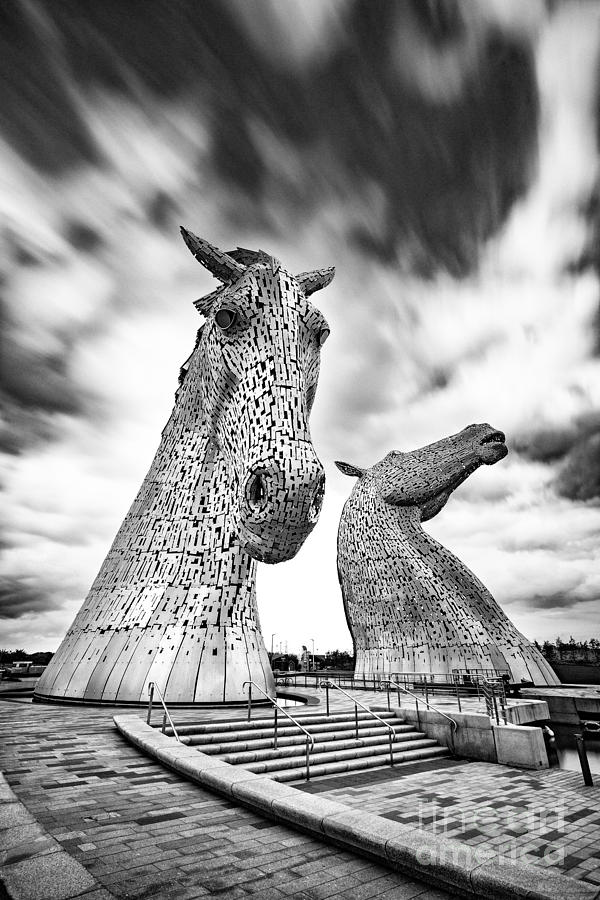 The Kelpies #1 Photograph by Richard Burdon