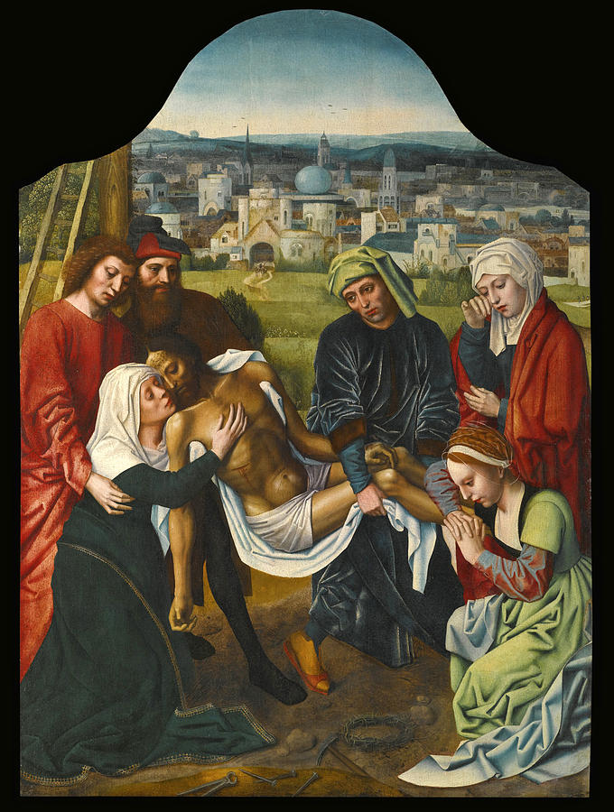 The Lamentation #2 Painting by Ambrosius Benson