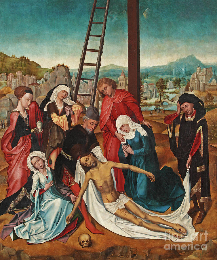 The Lamentation of Christ Painting by Rogier van der Weyden