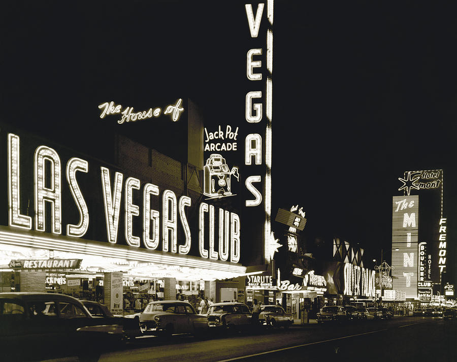 Las Vegas Photograph - The Las Vegas Strip #1 by Underwood Archives