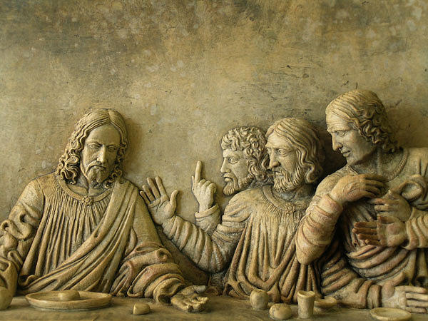 The Last Supper details Relief by Goran Gecovski | Fine Art America