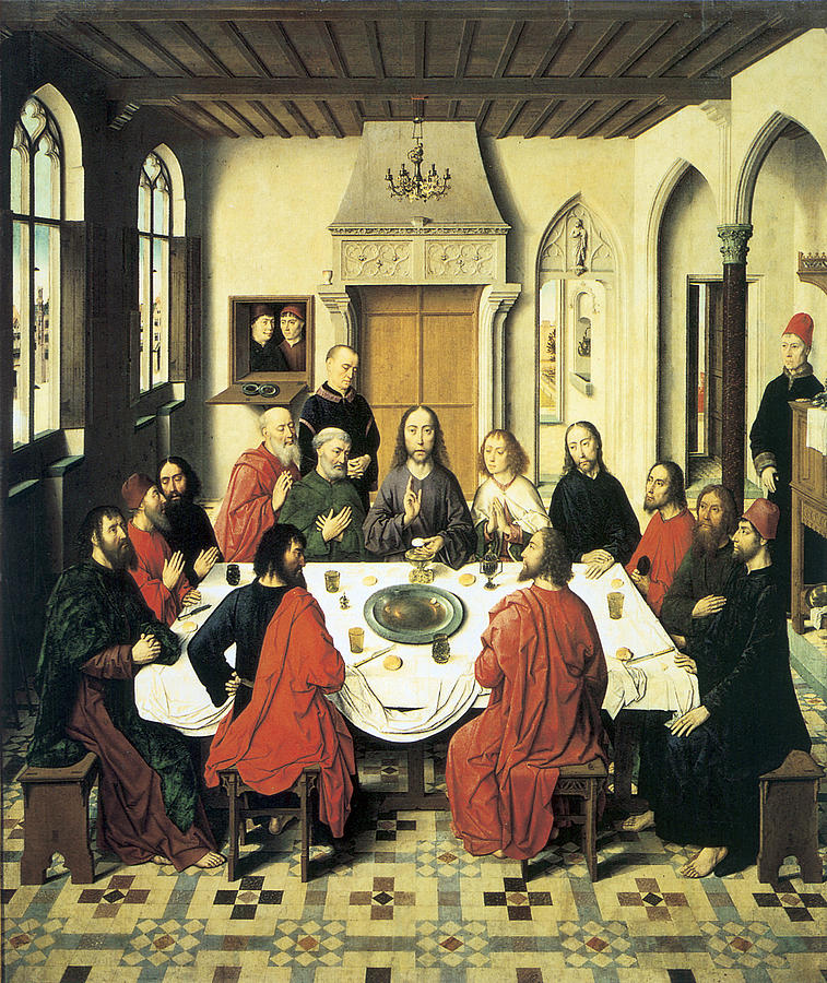 The Last Supper #2 Painting by Dieric Bouts