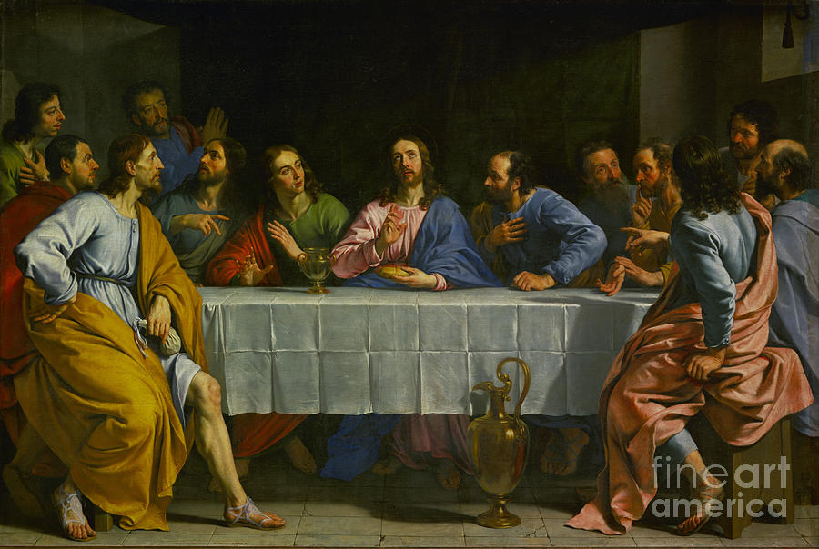 the Last Supper Painting by Celestial Images - Fine Art America