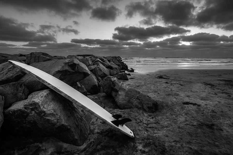 Sunset Photograph - The Long Board #1 by Peter Tellone