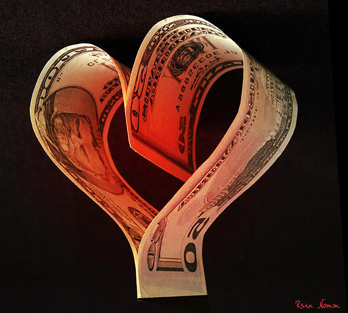The Love of Money #1 Photograph by Rein Nomm