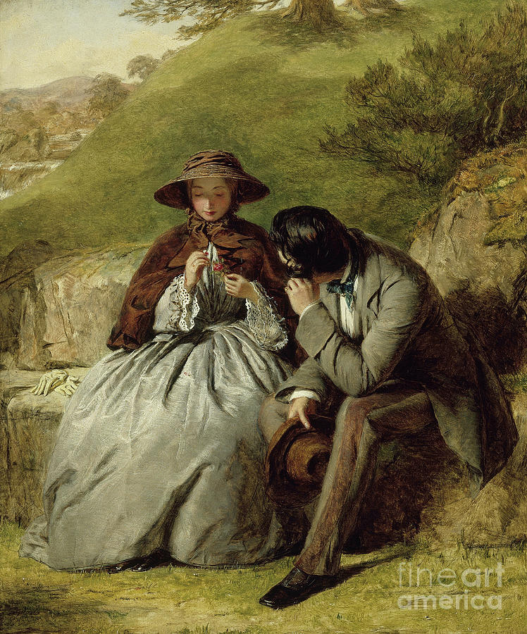 The Lovers Painting by William Powell Frith