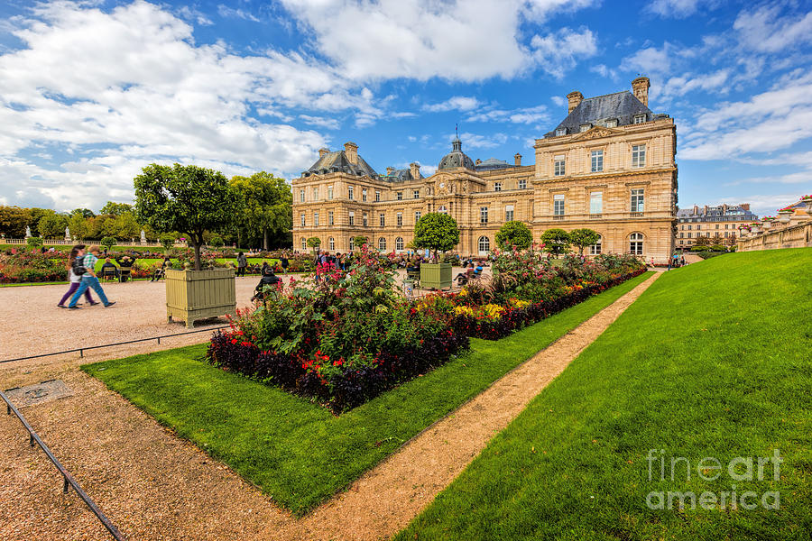 The Luxembourg Palace in Luxembourg Gardens in Paris, France #1 Photograph by Michal Bednarek