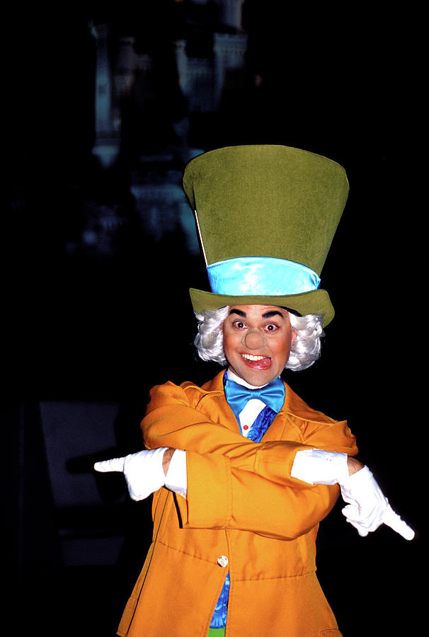 The Mad Hatter in Disney World Photograph by Carl Purcell