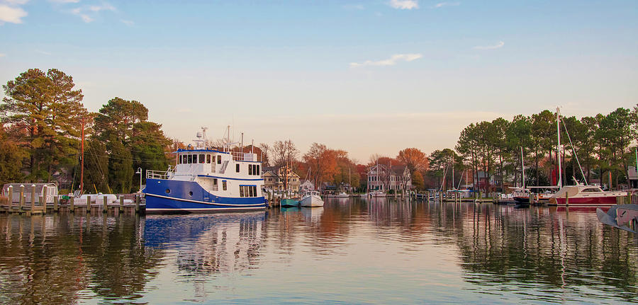 The Marina at St Michaels Maryland #1 Photograph by Bill Cannon