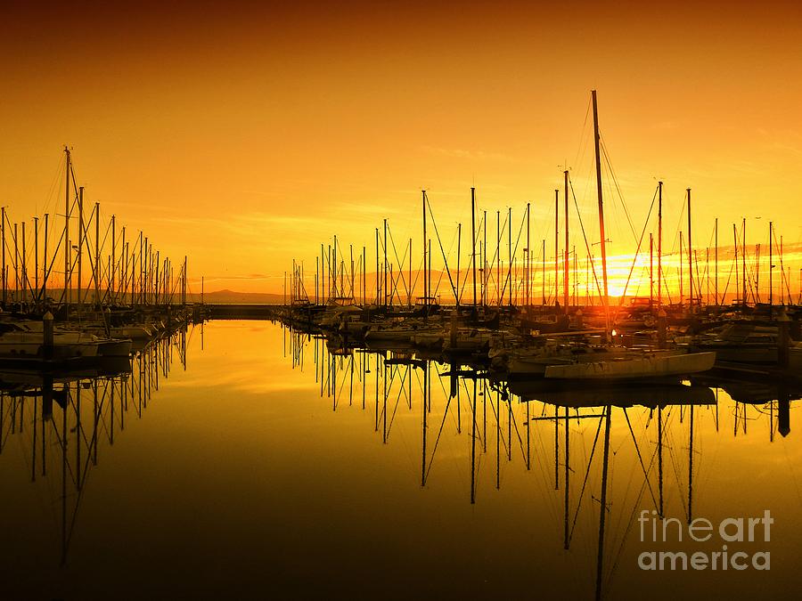 Sunrise at the Marina #1 Photograph by Scott Cameron