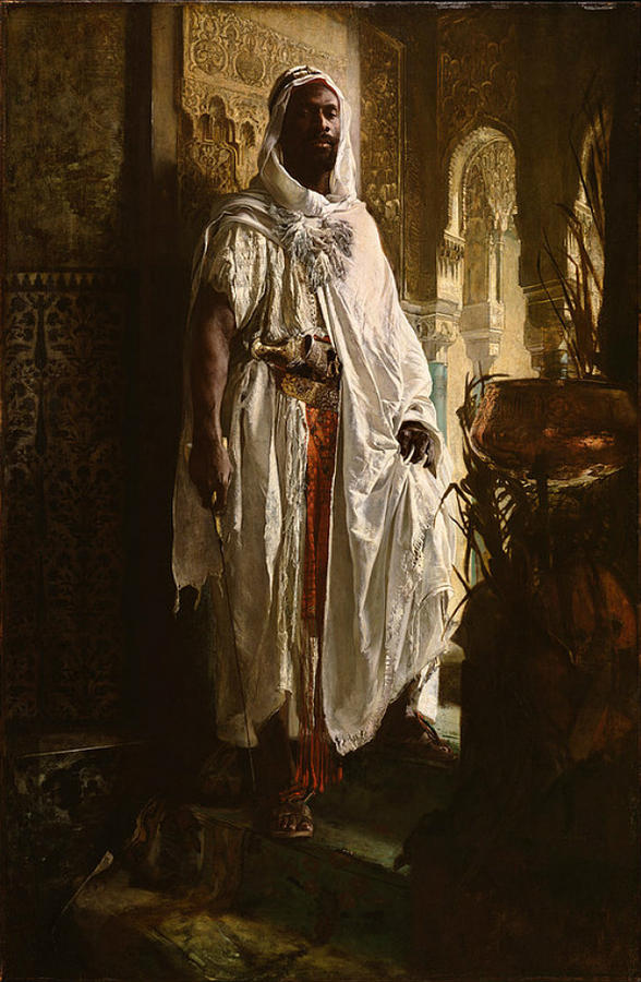 The Moorish Chief #1 Painting by MotionAge Designs