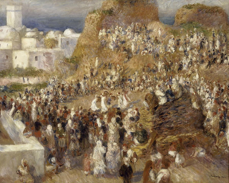 Architecture Painting - The Mosque  #1 by Auguste Renoir