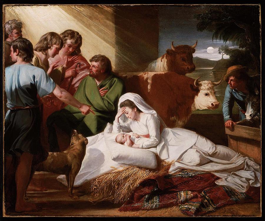 The Nativity #1 Painting by John Singleton