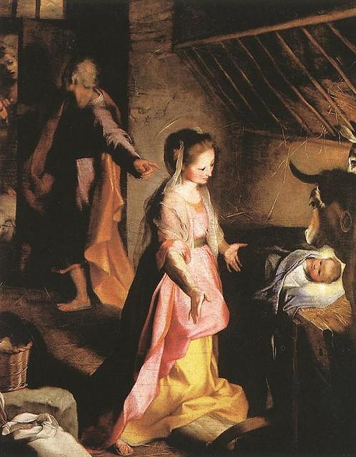 The Nativity Painting by Federico Barocci