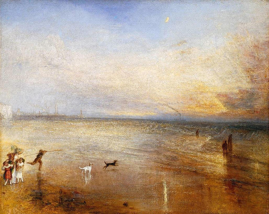 Joseph Mallord William Turner Painting - The New Moon #1 by JMW Turner