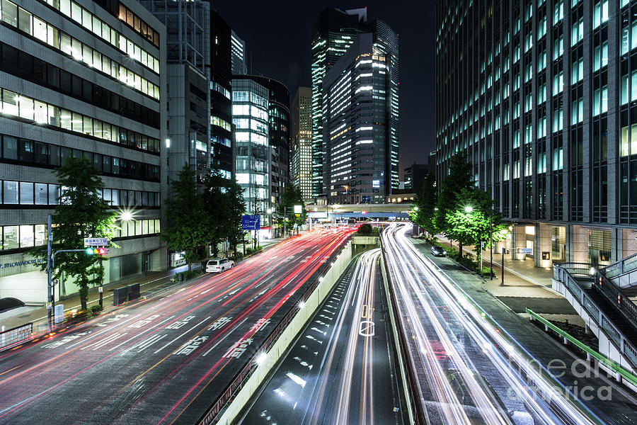 The nights of Tokyo #1 Photograph by Didier Marti