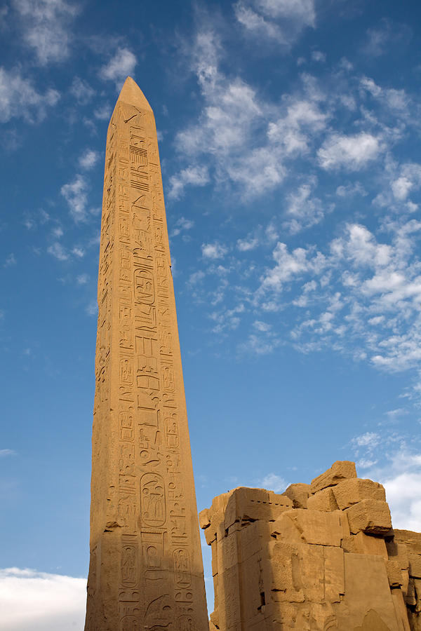 The Obelisk of Queen Hatshepsut in Karnak Temple #1 Photograph by Aivar Mikko