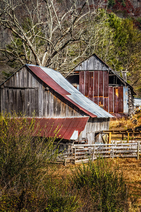 Barn Photograph - The Old Farm #1 by Debra and Dave Vanderlaan