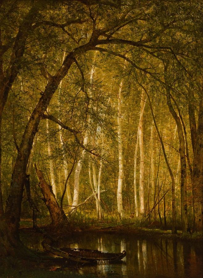The Old Hunting Grounds #1 Painting by Worthington Whittredge
