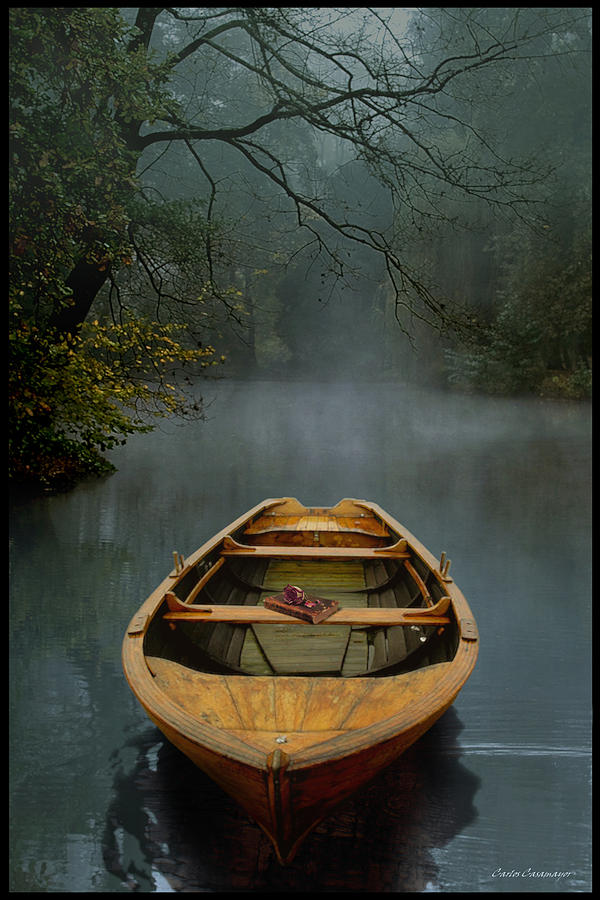 The Old Lake Painting by Carlos Casamayor