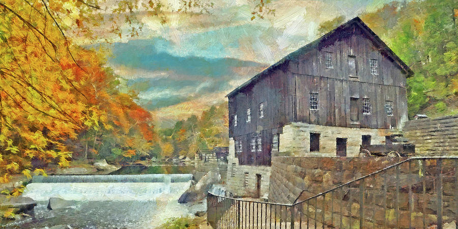 The Old Mill at McConnells Mill State Park #2 Digital Art by Digital Photographic Arts