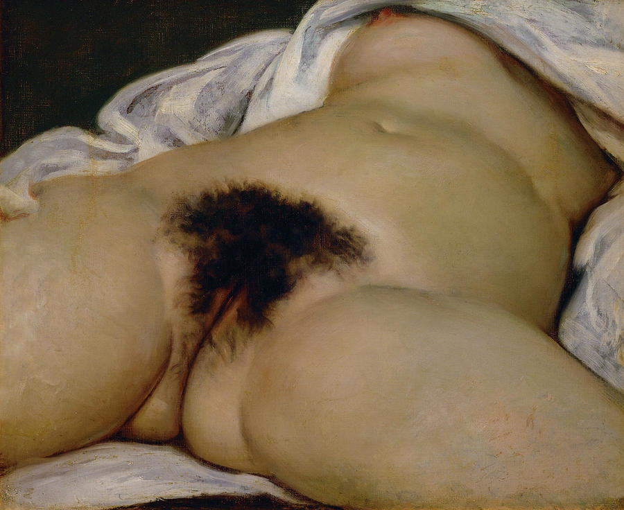 Gustave Courbet  Painting - The Origin of the World #1 by Gustave Courbet