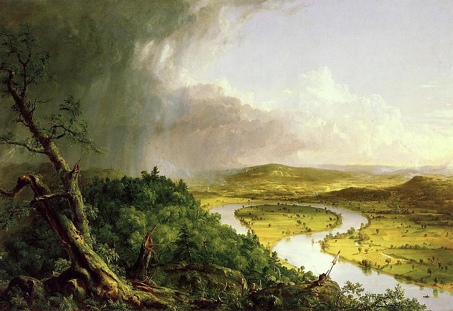 The Oxbow Painting by Thomas Cole