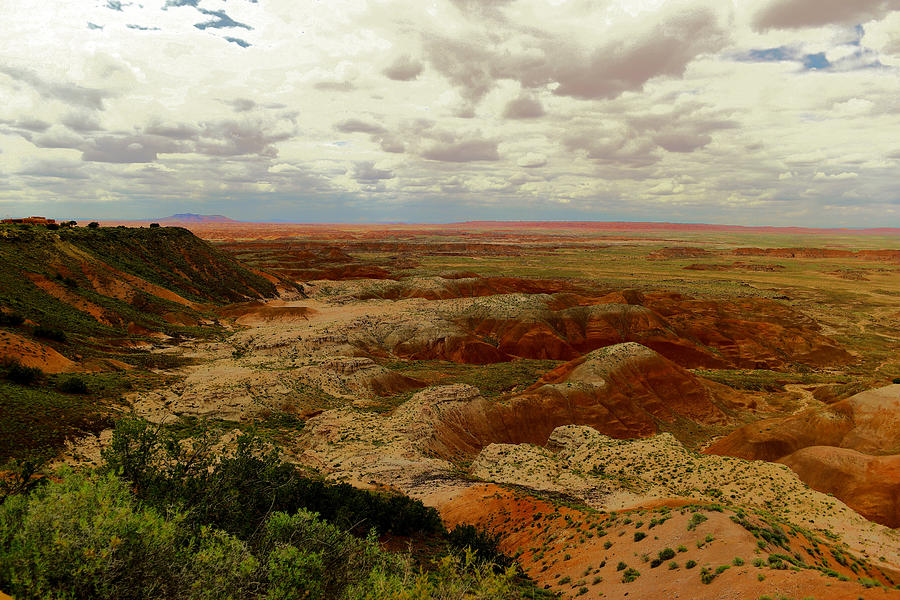 Viewpoint in the Painted Desert Photograph by Jeff Swan