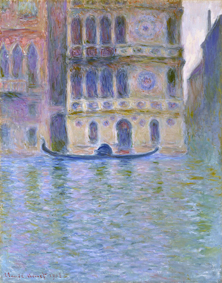 The Palazzo Dario, Venice Painting by Claude Monet - Pixels