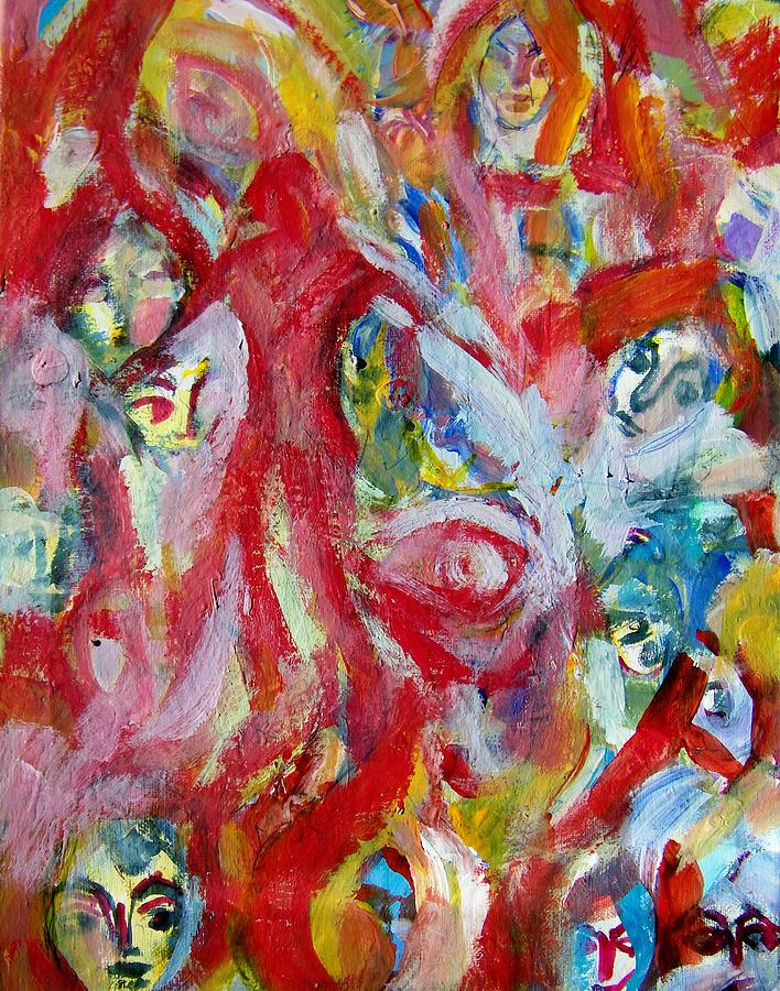 The Party #1 Painting by Judith Redman