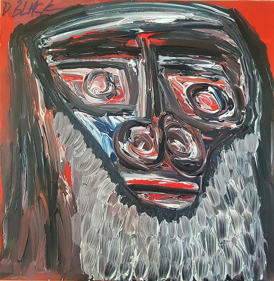 The Philosopher #1 Painting by Darrell Black