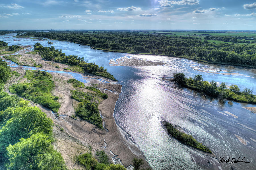 Nebraska Photograph - The Platte River #1 by Mark Dahmke