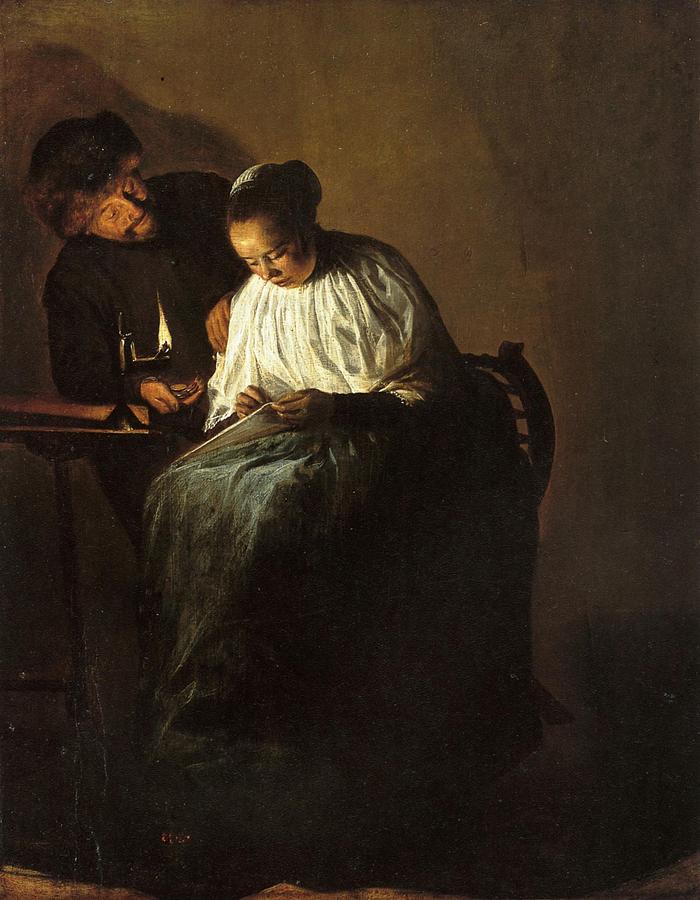 The Proposition Painting by Judith Leyster