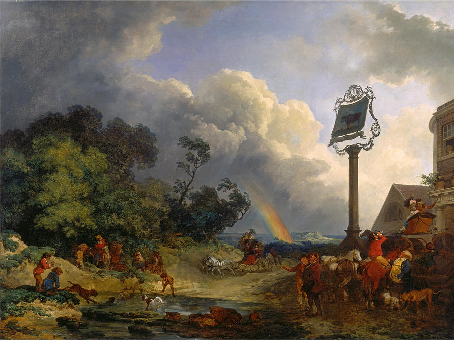 Philip James De Loutherbourg Painting - The Rainbow #1 by Philip James de Loutherbourg