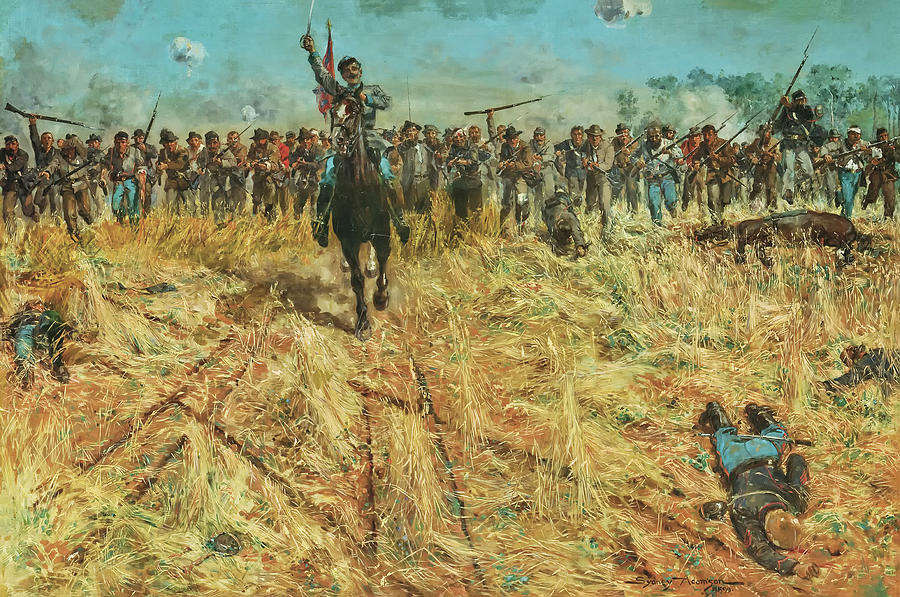 The Rebel Charge #1 Painting by Mountain Dreams