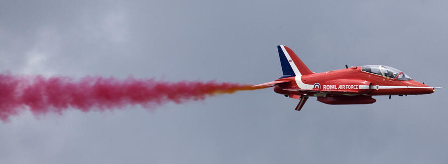 The Red Arrows at Farnborough International Airshow #1 Photograph by Ian Middleton