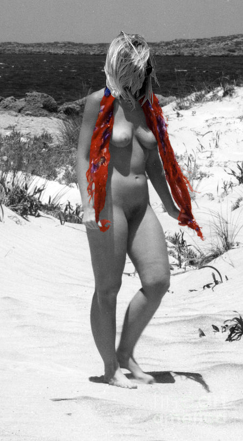 Nude Photograph - The Red Wrap III #2 by Broken  Soldier