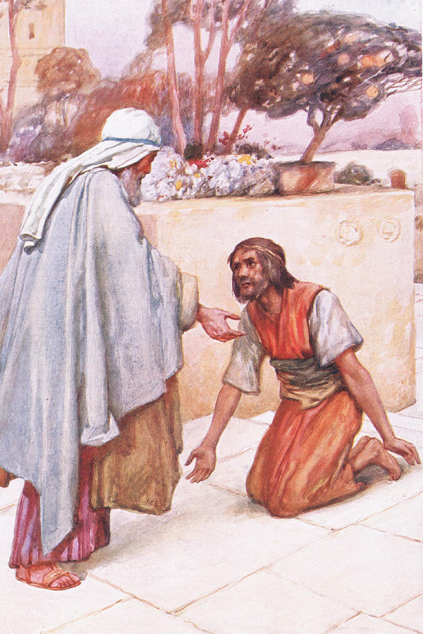 Prodigal Painting - The Return of the Prodigal Son by Arthur A Dixon