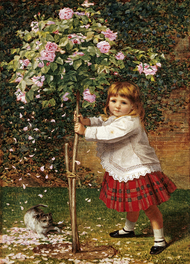 The Rose Tree Painting by James Hayllar