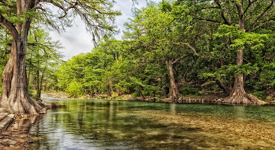Summer Photograph - The Scenic Guadalupe River #1 by Mountain Dreams