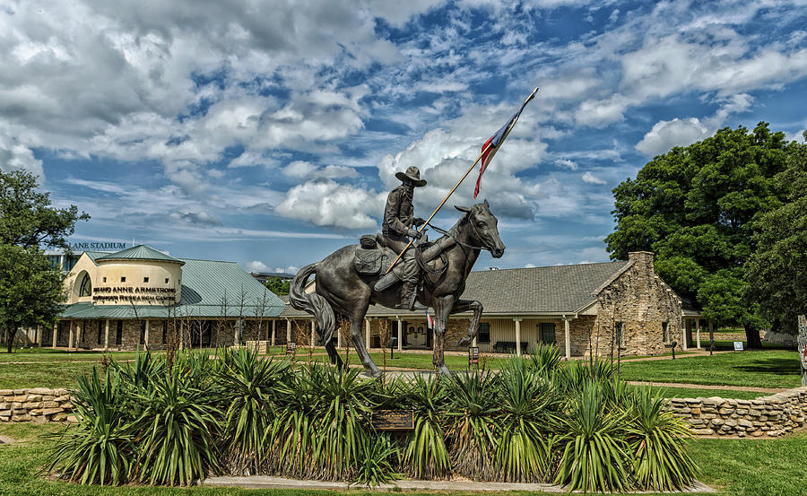 Waco Photograph - The Sculpture Texas Ranger #1 by Mountain Dreams