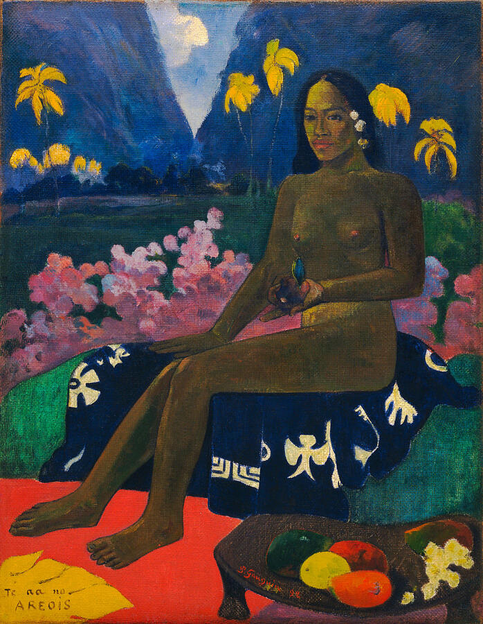 Paul Gauguin Painting - The Seed of the Areoi, from 1892 by Paul Gauguin