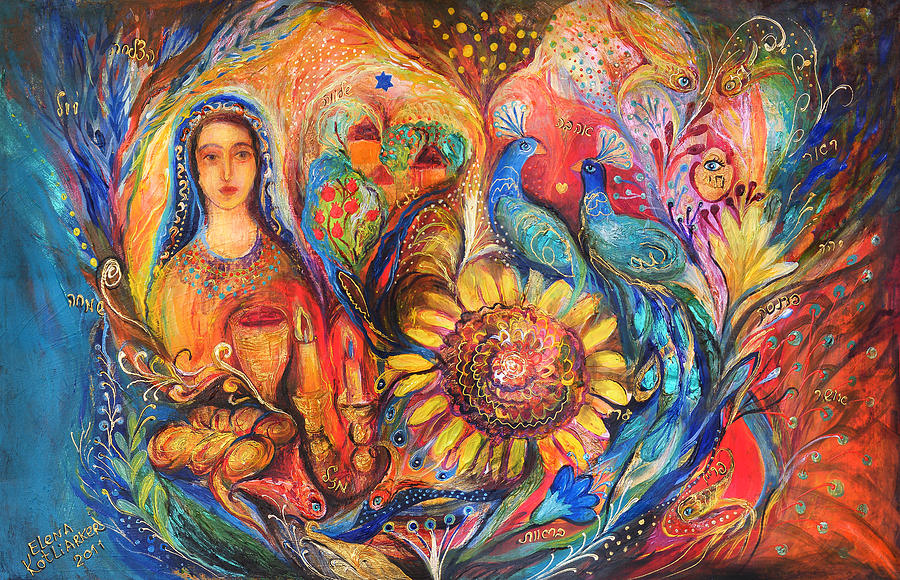 The Shabbat Queen #1 Painting by Elena Kotliarker