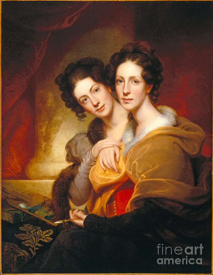 Rembrandt Peale Painting - The Sisters #1 by Celestial Images