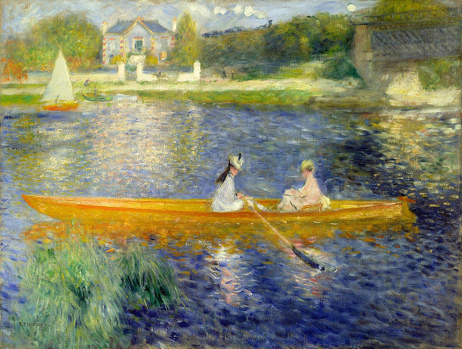Pierre Auguste Renoir Painting - The Skiff #1 by Pierre-Auguste Renoir