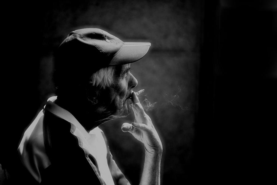 Smoker Photograph - The smoker #1 by Sheila Smart Fine Art Photography